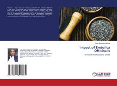 Copertina di Impact of Embalica Officinalis