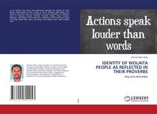 Copertina di IDENTITY OF WOLAITA PEOPLE AS REFLECTED IN THEIR PROVERBS