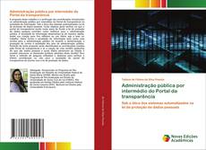 Administração pública por intermédio do Portal da transparência kitap kapağı