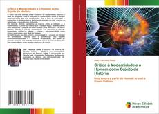 Capa do livro de Crítica à Modernidade e o Homem como Sujeito da História 