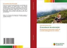 Couverture de O acontecer da educação