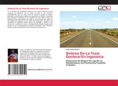 Sintesis De La Tesis Doctoral En Ingenieria kitap kapağı