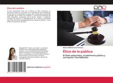 Portada del libro de Ética de lo público