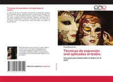 Copertina di Técnicas de expresión oral aplicadas al teatro.