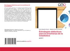 Estrategias didácticas para la enseñanza de la estadistica kitap kapağı
