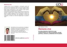 Portada del libro de Memoria viva