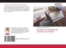 Couverture de Análisis de calidad de servicio al cliente