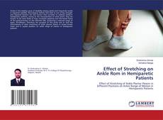Bookcover of Effect of Stretching on Ankle Rom in Hemiparetic Patients
