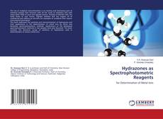 Copertina di Hydrazones as Spectrophotometric Reagents
