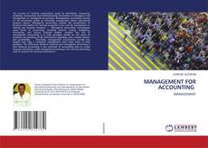 Copertina di MANAGEMENT FOR ACCOUNTING
