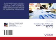 Copertina di Fundamentals of Business Statistics for University Students