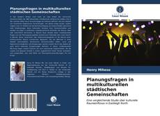 Capa do livro de Planungsfragen in multikulturellen städtischen Gemeinschaften 