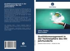Buchcover von Qualitätsmanagement in der Technosphäre des XXI Jahrhunderts