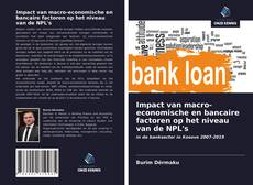 Bookcover of Impact van macro-economische en bancaire factoren op het niveau van de NPL's
