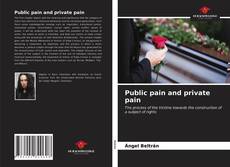 Buchcover von Public pain and private pain