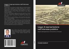 Buchcover von Legge di espropriazione nell'interesse pubblico