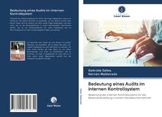 Capa do livro de Bedeutung eines Audits im internen Kontrollsystem 
