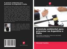 Обложка A posição ambiental para processar na Argentina e Itália