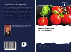 Capa do livro de Адсорбционные исследования 