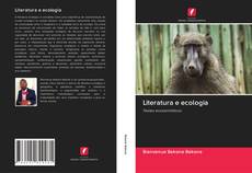Literatura e ecologia kitap kapağı