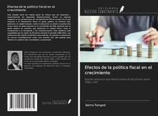 Buchcover von Efectos de la política fiscal en el crecimiento