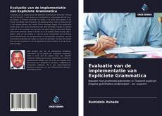 Bookcover of Evaluatie van de implementatie van Expliciete Grammatica