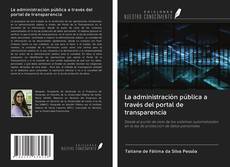 Buchcover von La administración pública a través del portal de transparencia