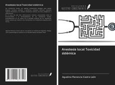 Anestesia local Toxicidad sistémica kitap kapağı