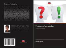 Finance d'entreprise kitap kapağı