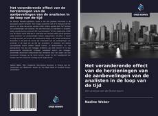 Buchcover von Het veranderende effect van de herzieningen van de aanbevelingen van de analisten in de loop van de tijd