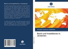 Recht und Investitionen in Jordanien kitap kapağı