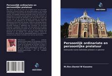 Обложка Persoonlijk ordinariate en persoonlijke prelatuur