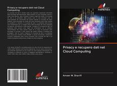 Capa do livro de Privacy e recupero dati nel Cloud Computing 