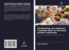 Couverture de Verwerving van moderne vreemde talen in het post-primair onderwijs