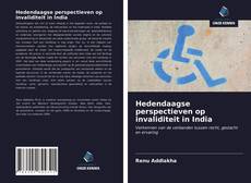 Bookcover of Hedendaagse perspectieven op invaliditeit in India