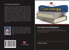 Buchcover von Concepts sociologiques