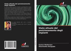 Stato attuale del posizionamento degli impianti kitap kapağı