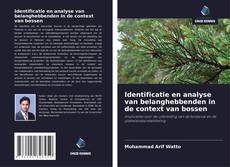 Identificatie en analyse van belanghebbenden in de context van bossen kitap kapağı