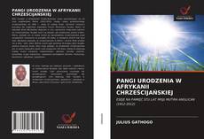 Buchcover von PANGI URODZENIA W AFRYKANII CHRZEŚCIJAŃSKIEJ