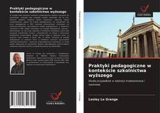 Buchcover von Praktyki pedagogiczne w kontekście szkolnictwa wyższego