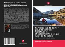 Couverture de Participação do sector privado sem fins lucrativos no abastecimento de água rural da Tanzânia
