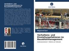 Buchcover von Verhaltens- und Einstellungsfaktoren im Bauabfallmanagement