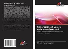 Buchcover von Generazione di valore nelle organizzazioni