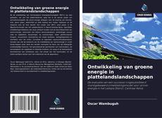 Portada del libro de Ontwikkeling van groene energie in plattelandslandschappen