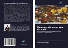 Bookcover of Munteenheid en rol van de staat