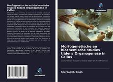 Portada del libro de Morfogenetische en biochemische studies tijdens Organogenese in Callus
