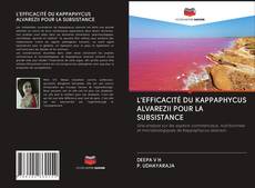 Capa do livro de L'EFFICACITÉ DU KAPPAPHYCUS ALVAREZII POUR LA SUBSISTANCE 