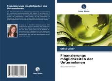 Bookcover of Finanzierungs möglichkeiten der Unternehmen