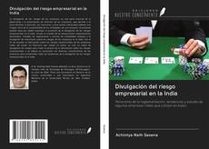 Capa do livro de Divulgación del riesgo empresarial en la India 