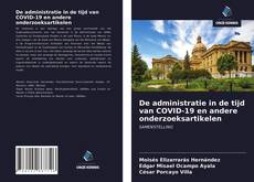 Обложка De administratie in de tijd van COVID-19 en andere onderzoeksartikelen